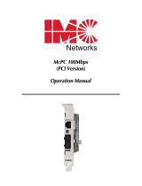 IMC Networks McPC 100 Mbps User manual