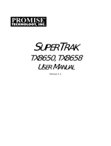 Promise Technology SuperTrack TX8658 User manual