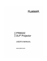 Planar Systems PR6022 User manual
