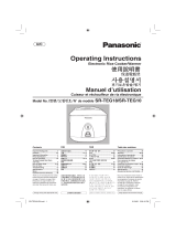 Panasonic SRTEG18 User manual