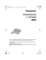 Panasonic KX-TS4200B Operating instructions