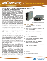 Omnitron Systems Technology miConverter 10/100 User manual