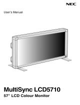 NEC LCD5710 User manual