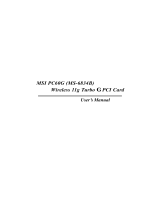 MSI PC60G User manual