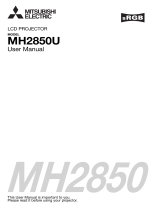 Mitsubishi MH2850 User manual