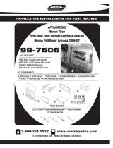 Metra 99-7606 User manual