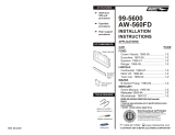 Metra AW-560FD Installation guide