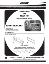 Metra 99-3300 User manual