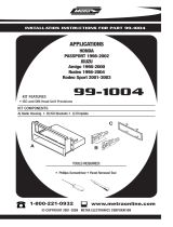 Metra 99-1004 Specification