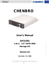Chenbro HDD bay Installation guide