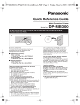 Panasonic DPMB300EU Operating instructions