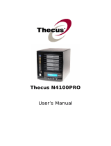 Thecus N4100 Pro 8TB User manual