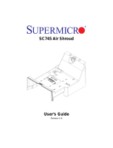 Supermicro Air Shroud User manual