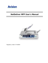 Avision NETDELIVER DF-0605H User manual