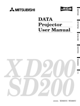 Mitsubishi XD200U User manual