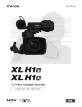 Canon XL H1A User manual