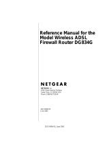 Netgear DG834Gv1 - 54 Mbps Wireless ADSL Firewall Modem Owner's manual