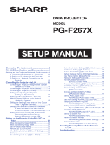 Sharp PGF-267X Installation guide