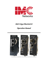 IMC Networks iMcV-Giga-FiberLinX-II User manual