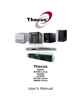 Thecus N4200 Series N5500 User manual