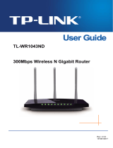 TP-LINK TL-WR1043ND - Ultimate Wireless N Gigabit Router User manual