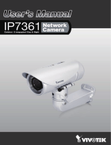Vivotek VIVOTEK IP7361, Day/Night Network Camera with 2 Megapixel, IR LED and PoE for Outside Section User manual