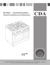 CDA DUAL FUEL COOKERS RC 9021 User manual