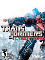 Activision Transformers: War for Cybertron User manual