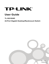 TP-LINK 24-Port Gigabit Desktop/Rackmount Switch User guide