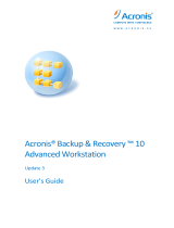 ACRONIS Backup & Recovery 10 Advanced Workstation, ES User guide