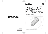 Brother P-touch 7500VP User guide