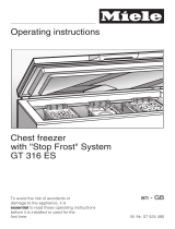 Miele GT 316 ES User manual