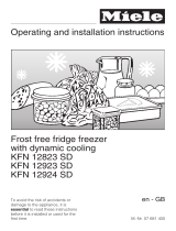 Miele KFN 12823 SD User manual