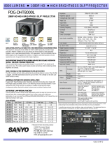 Sanyo PDG-DHT8000L Specification