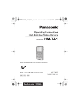 Panasonic HM-TA1EG-W Owner's manual