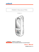 Unitech Windows Mobile PA600 II User manual