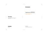Lenovo B550 User manual