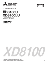 Mitsubishi XD8100U-W User manual