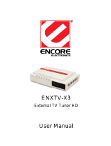 Encore ENXTV-X3 User manual