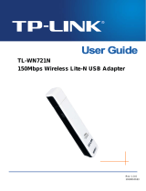 TP-LINK 150Mbps Wireless N USB Adapter  User manual