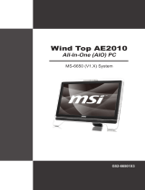 MSI AE2010-3225W7P User manual