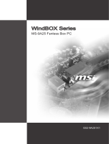 MSI 9A25-2716 Windbox II, Retail User manual