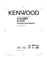 Kenwood c 515 bt Owner's manual