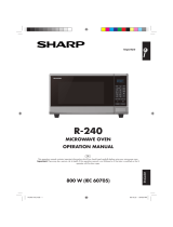 Sharp R-240 IN Operating instructions