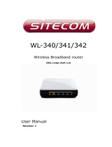 Sitecom wireless router 300n x3 User manual