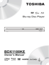 Toshiba BDX1100 Owner's manual