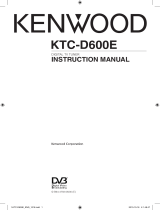 Kenwood Electronics KTC-D600E User manual