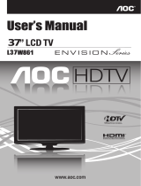 AOC L37W861 User manual