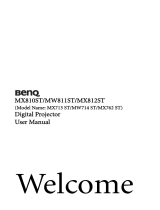 BenQ MW714 ST User manual