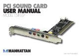 Manhattan PCI Sound Card User manual